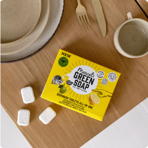 Ekologiškos indaplovių tabletės Marcel's Green Soap