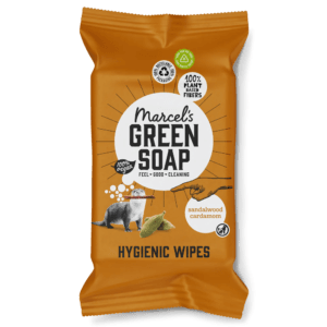 Valymo servetėlės Sandalwood & Cardamom, Marcel's Green Soap